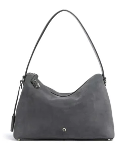 AIGNER Shoulder Bags|Hobo Bags-Delia M Hobo bag brushed leather