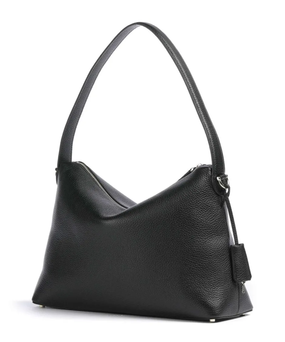 AIGNER Shoulder Bags|Hobo Bags-Delia M Hobo bag grained cow leather
