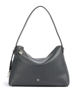 AIGNER Shoulder Bags|Hobo Bags-Delia M Hobo bag grained cow leather