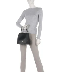 AIGNER Shoulder Bags|Hobo Bags-Delia S Bucket bag grained cow leather