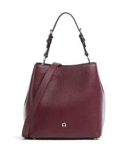 AIGNER Shoulder Bags|Hobo Bags-Delia S Bucket bag grained cow leather