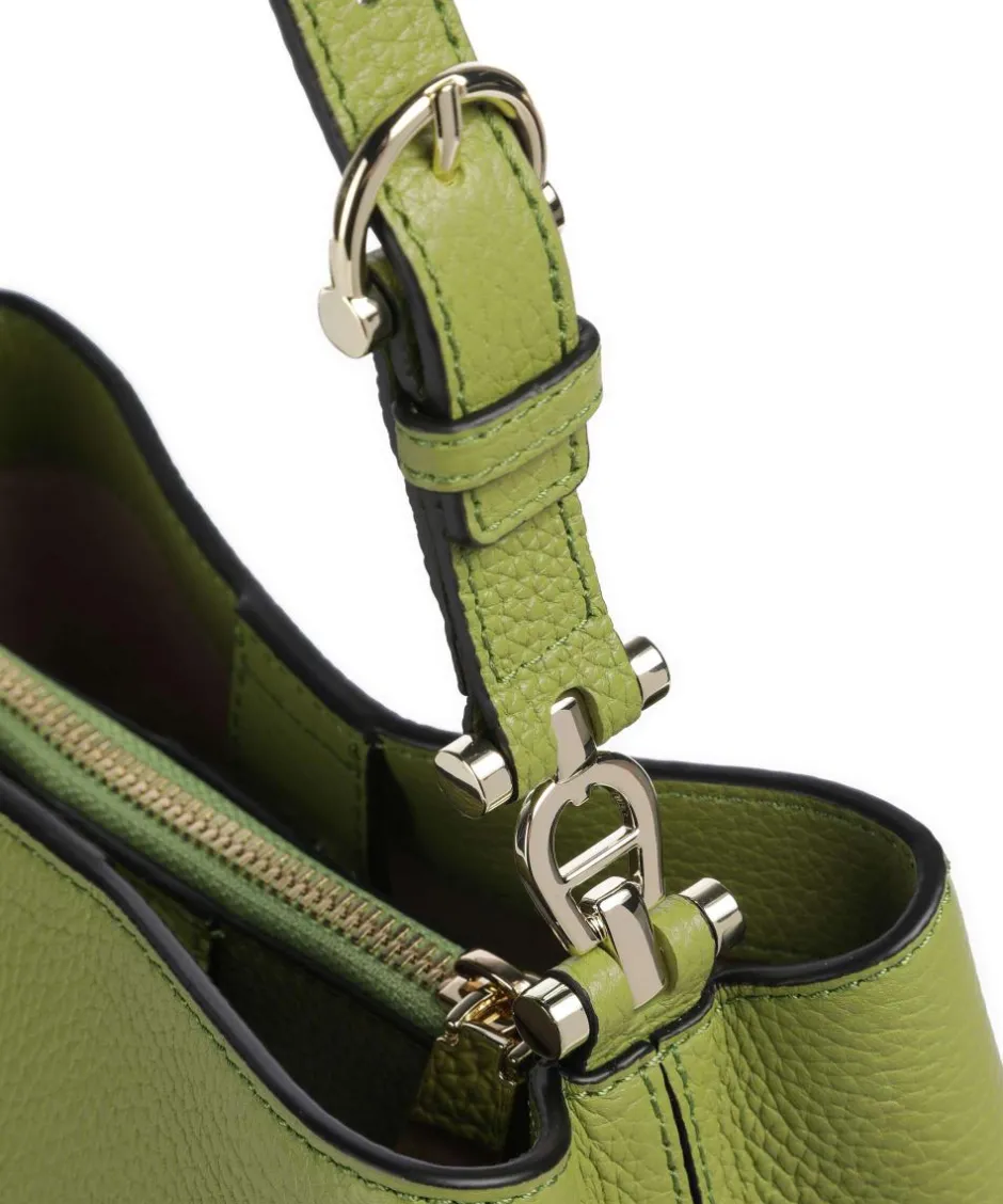 AIGNER Hobo Bags|Crossbody Bags-Delia S Bucket bag grained cow leather