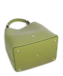 AIGNER Hobo Bags|Crossbody Bags-Delia S Bucket bag grained cow leather