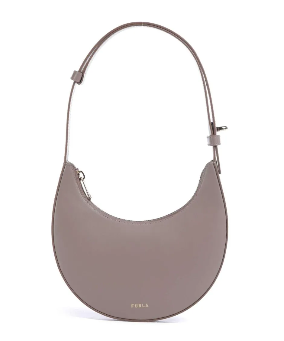 Furla Shoulder Bags-Delizia Mini Shoulder bag fine grain leather