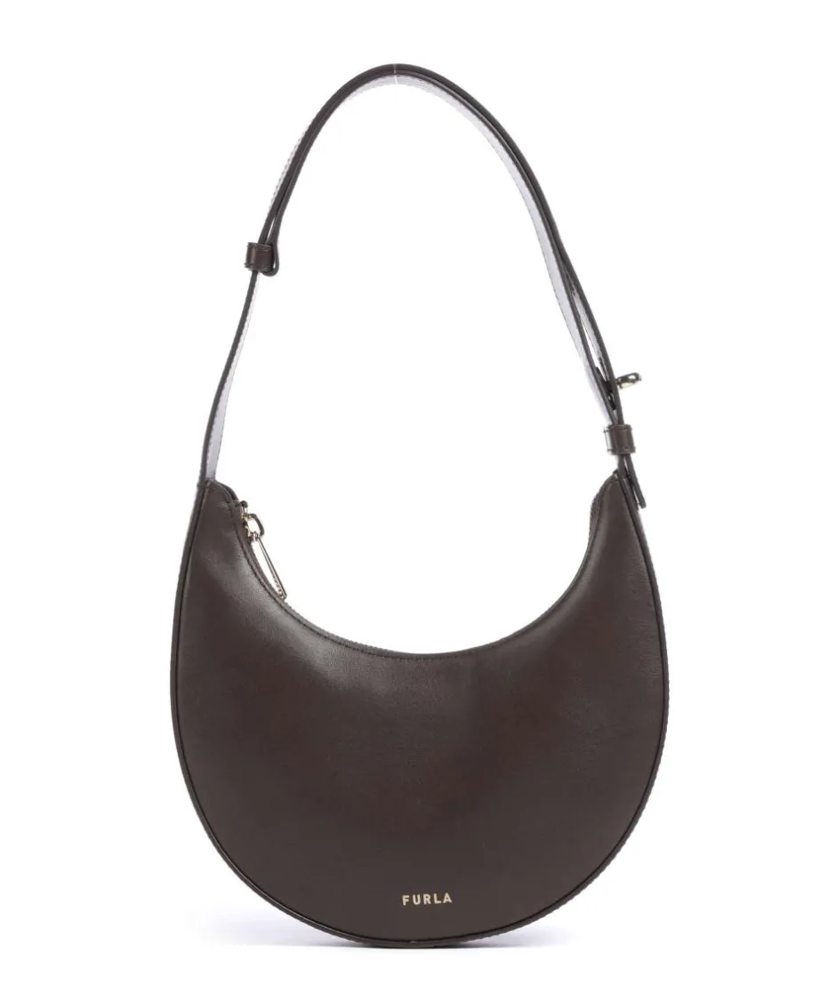 Furla Shoulder Bags-Delizia Mini Shoulder bag fine grain leather