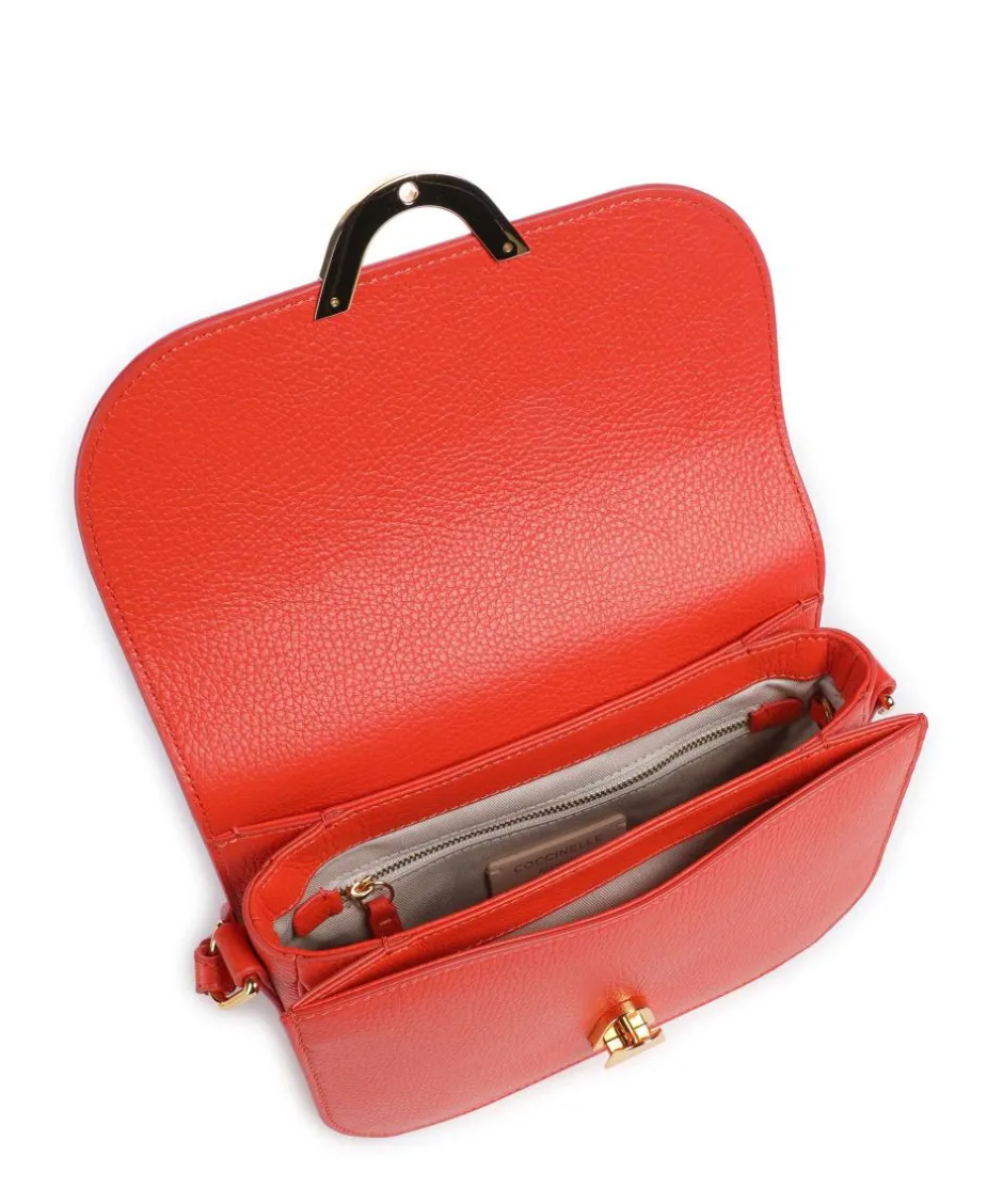 Coccinelle Crossbody Bags-Dew Crossbody bag grained leather