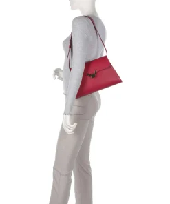 Coccinelle Shoulder Bags-Dew Shoulder bag grained leather