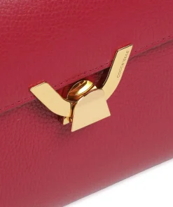 Coccinelle Shoulder Bags-Dew Shoulder bag grained leather