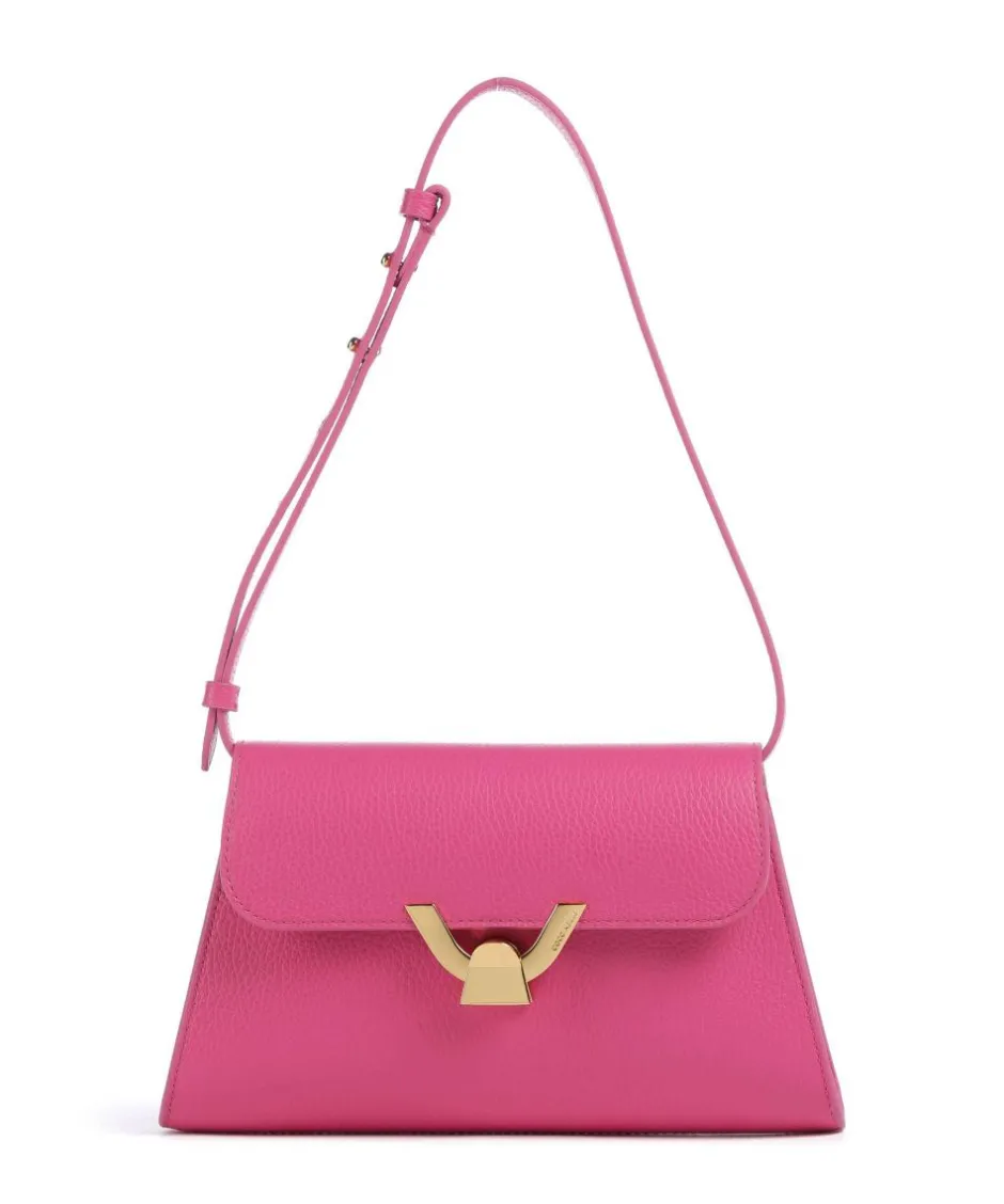 Coccinelle Shoulder Bags|Crossbody Bags-Dew Shoulder bag grained cow leather