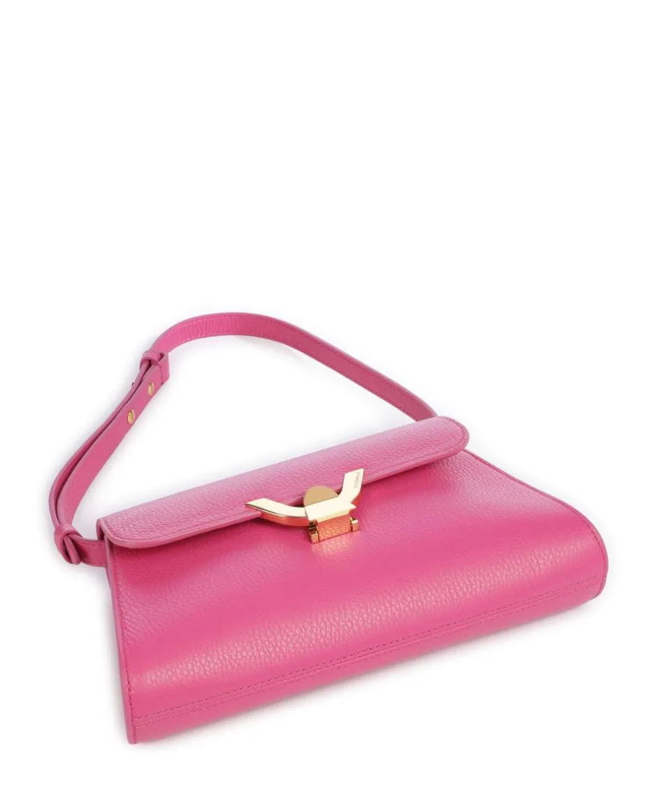 Coccinelle Shoulder Bags|Crossbody Bags-Dew Shoulder bag grained cow leather