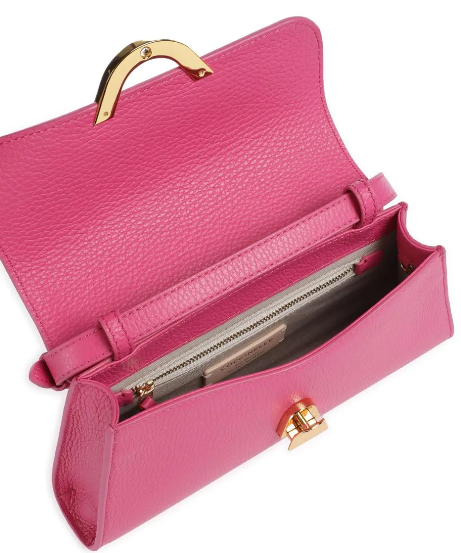 Coccinelle Shoulder Bags|Crossbody Bags-Dew Shoulder bag grained cow leather