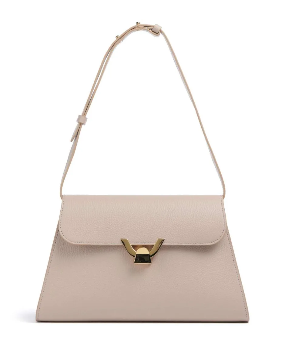 Coccinelle Shoulder Bags-Dew Shoulder bag grained leather