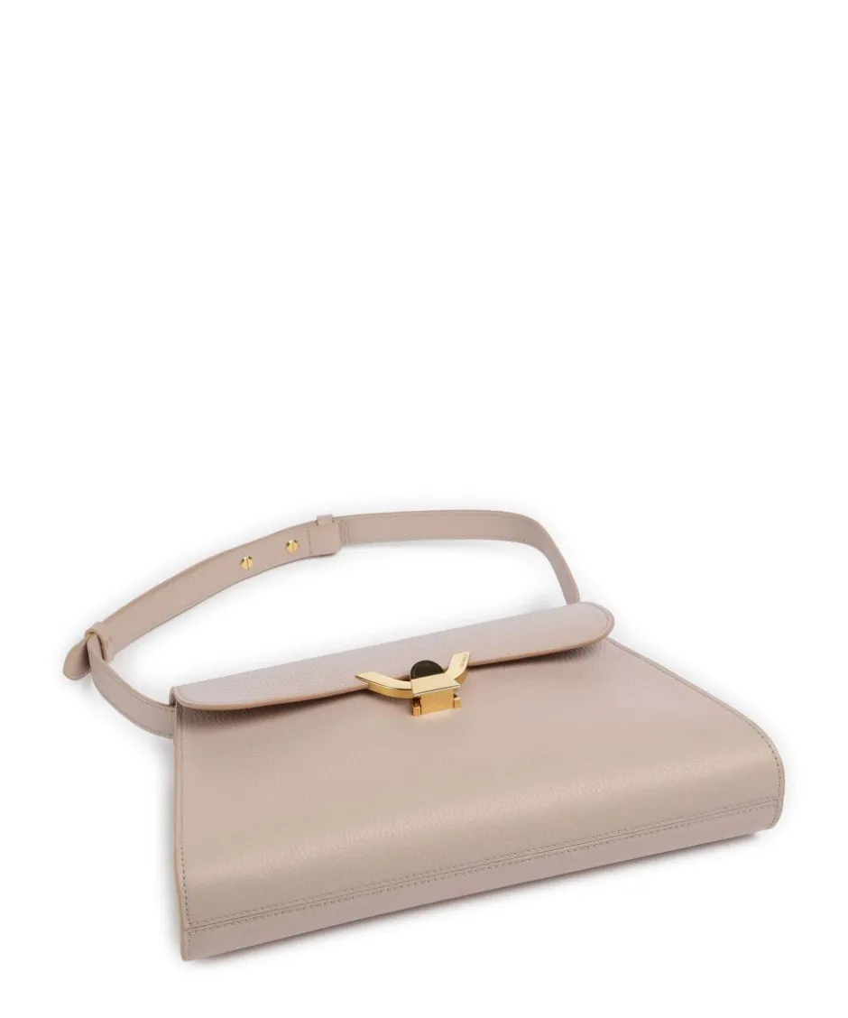 Coccinelle Shoulder Bags-Dew Shoulder bag grained leather