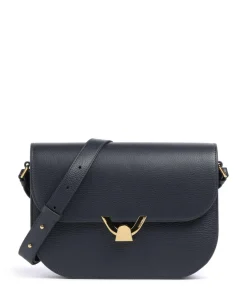 Coccinelle Shoulder Bags-Dew Shoulder bag grained leather