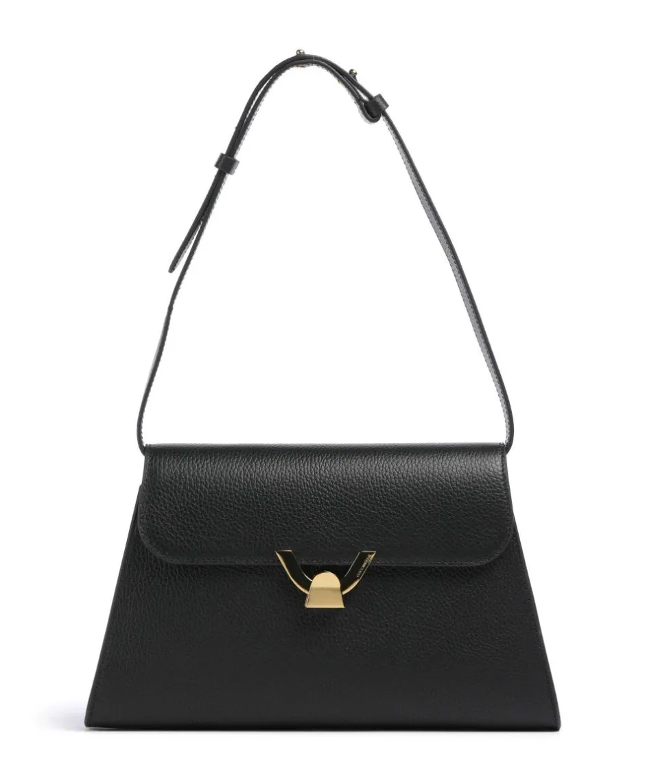Coccinelle Shoulder Bags-Dew Shoulder bag grained leather