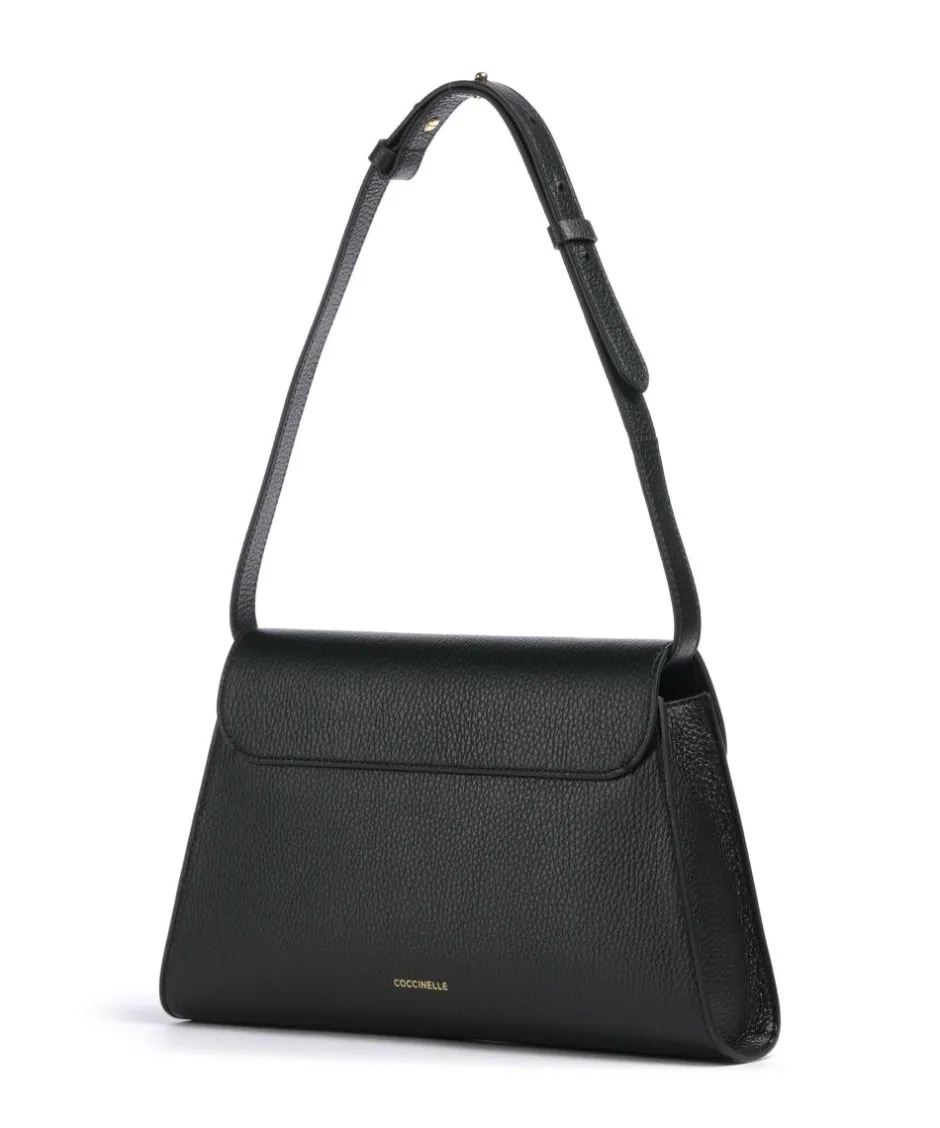 Coccinelle Shoulder Bags-Dew Shoulder bag grained leather