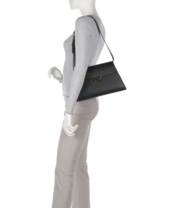 Coccinelle Shoulder Bags-Dew Shoulder bag grained leather