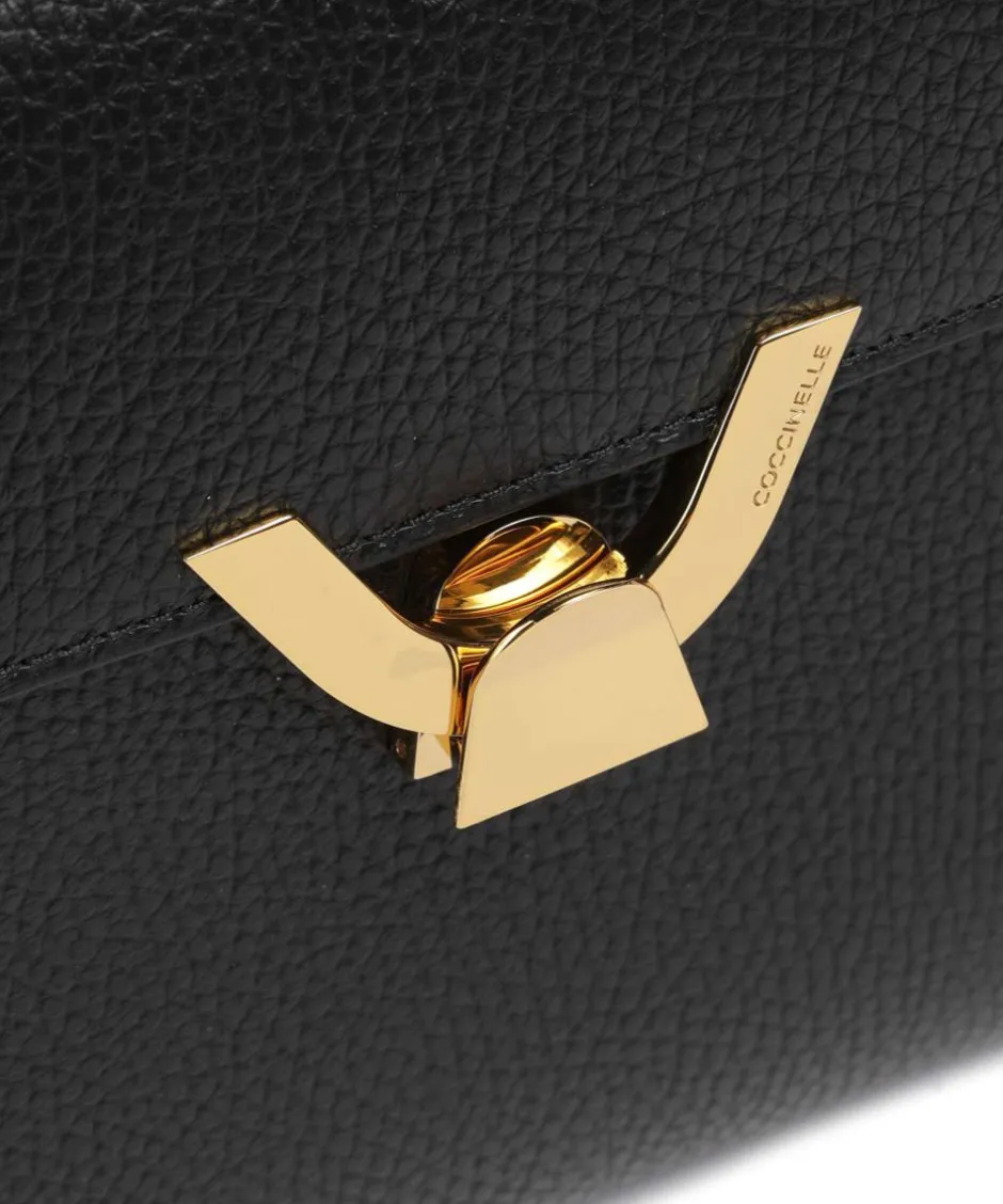 Coccinelle Shoulder Bags-Dew Shoulder bag grained leather