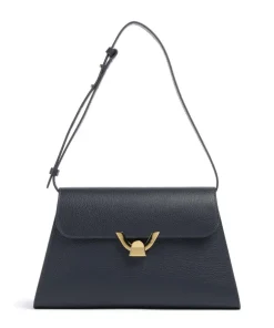 Coccinelle Shoulder Bags-Dew Shoulder bag grained leather