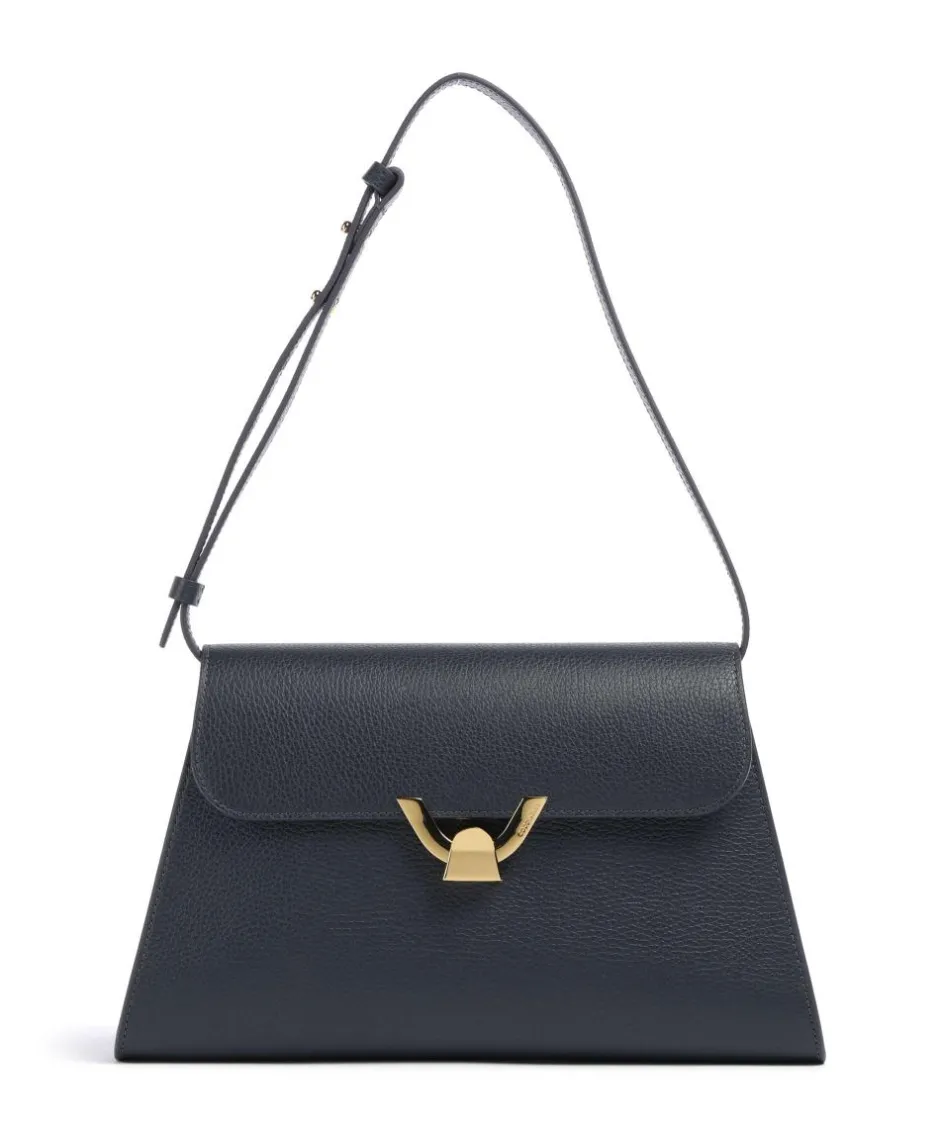 Coccinelle Shoulder Bags-Dew Shoulder bag grained leather
