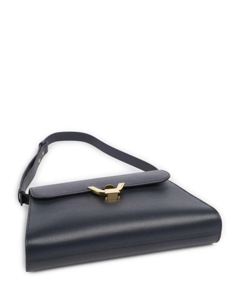 Coccinelle Shoulder Bags-Dew Shoulder bag grained leather