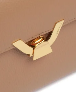 Coccinelle Shoulder Bags-Dew Shoulder bag grained leather