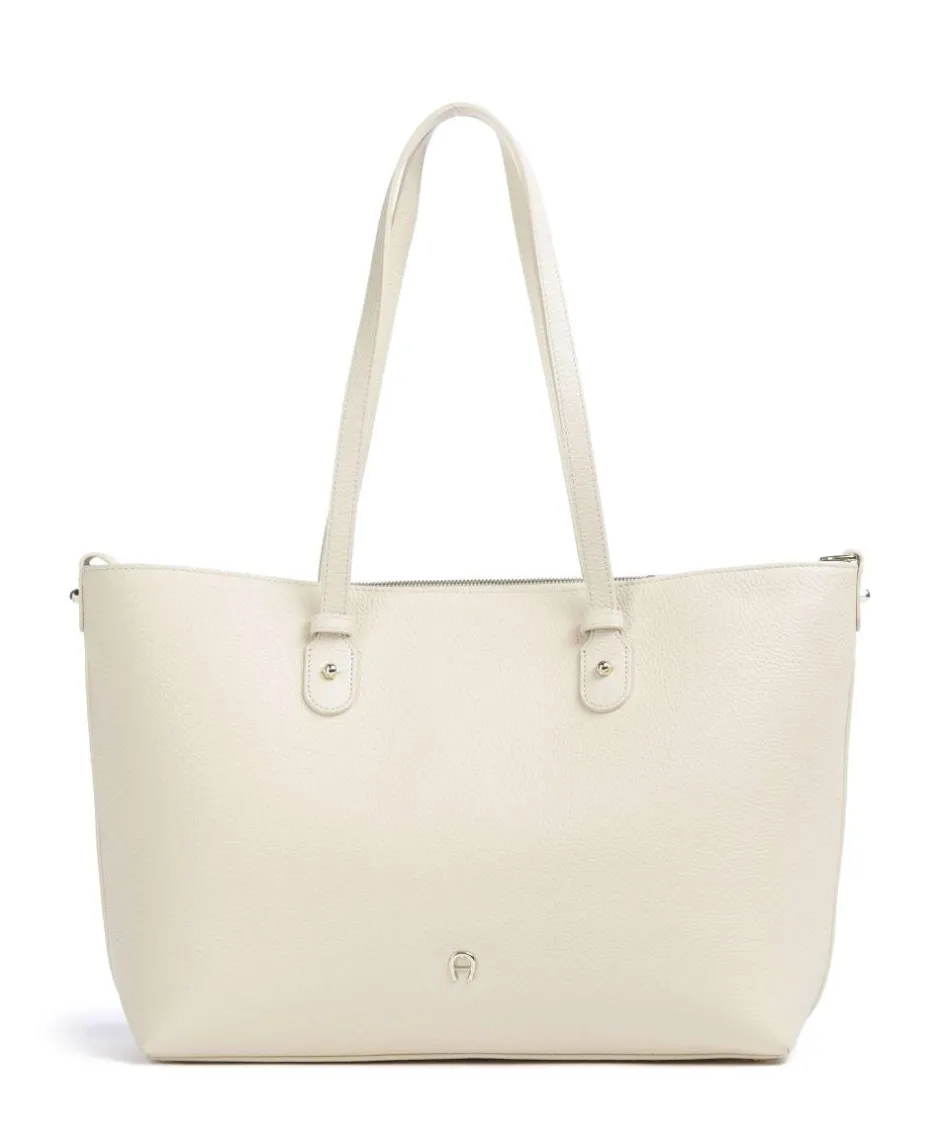 AIGNER Tote Bags-Diadora L Tote bag grained cow leather