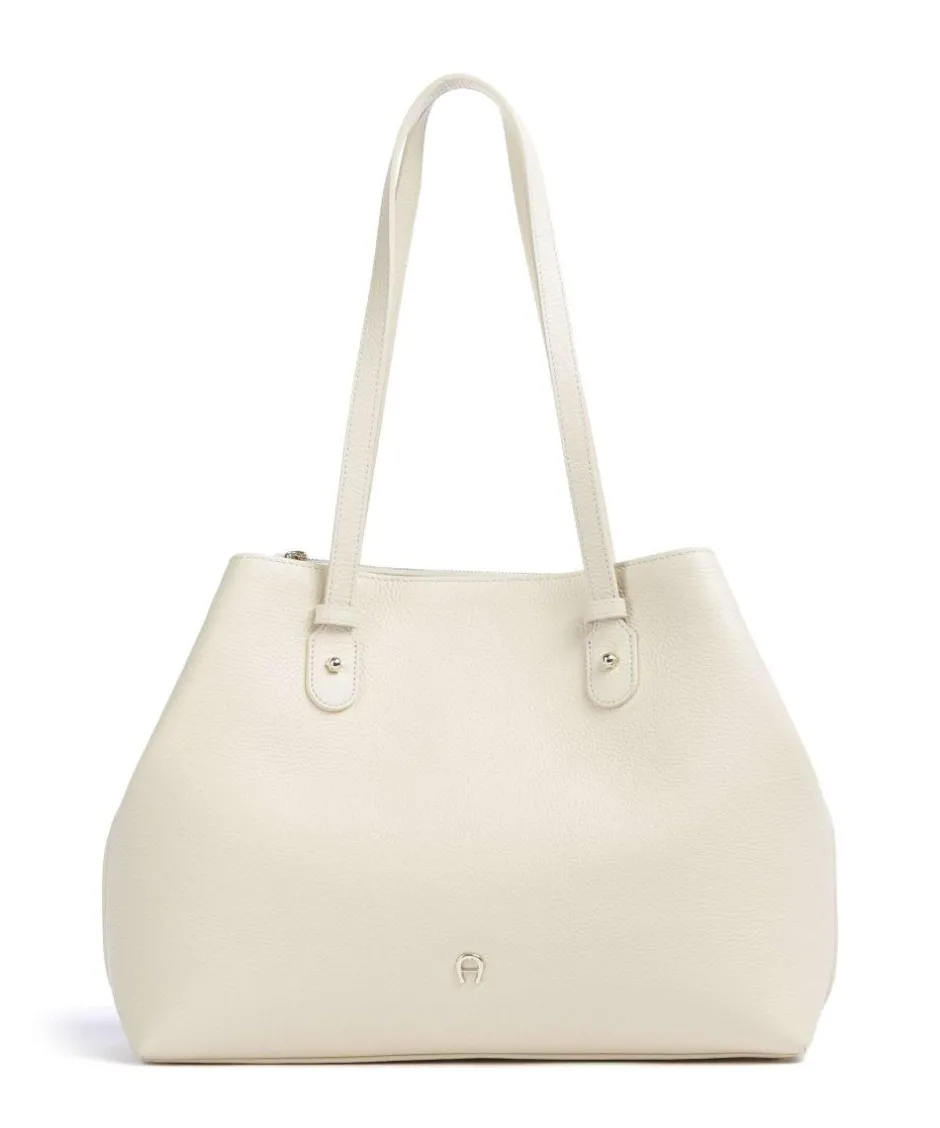 AIGNER Tote Bags-Diadora L Tote bag grained cow leather
