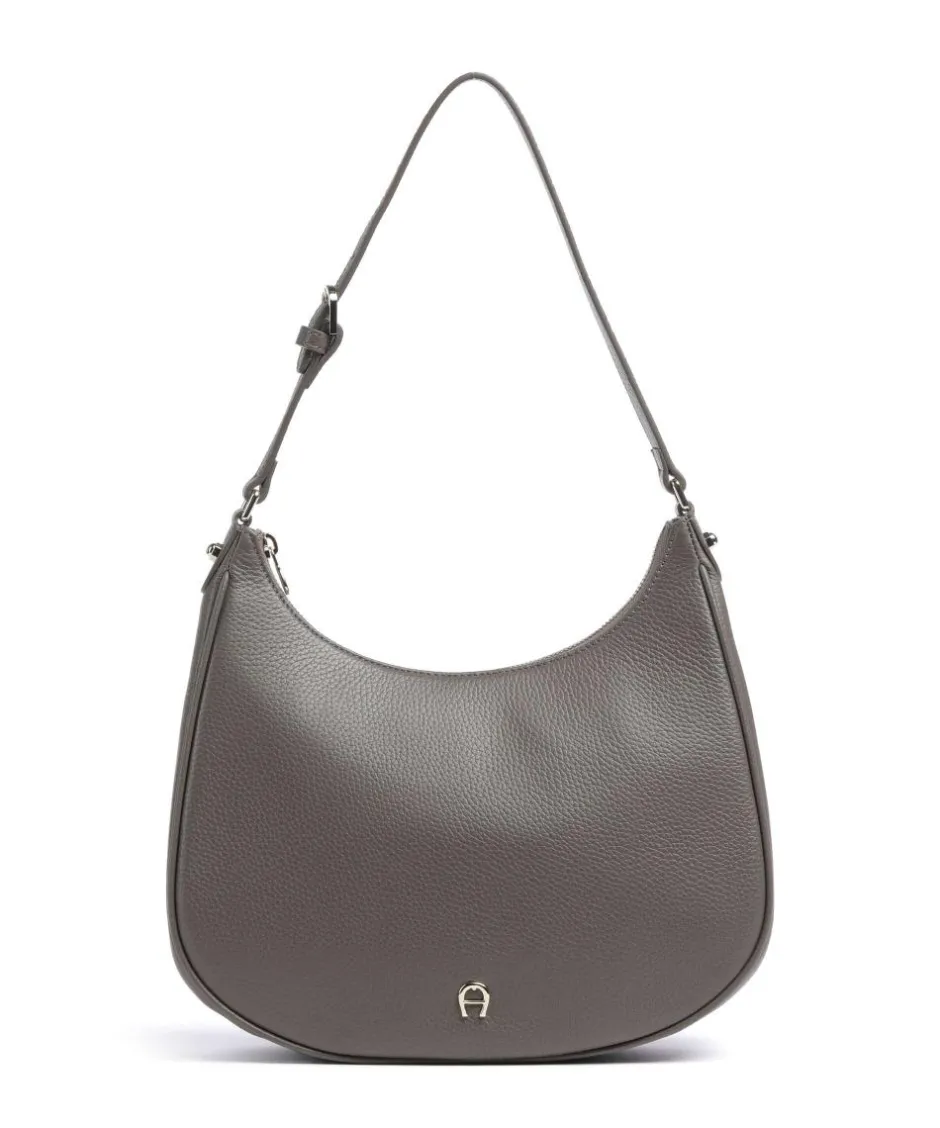 AIGNER Shoulder Bags|Hobo Bags-Diadora M Hobo bag grained cow leather