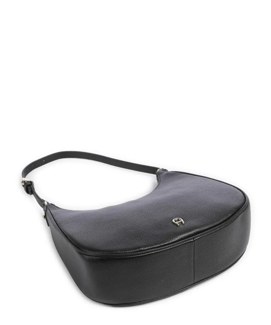 AIGNER Shoulder Bags|Hobo Bags-Diadora M Hobo bag grained cow leather