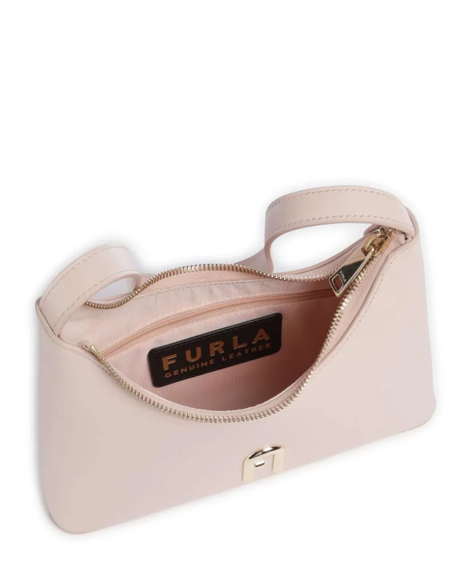 Furla Shoulder Bags-Diamante Mini Shoulder bag fine grain leather