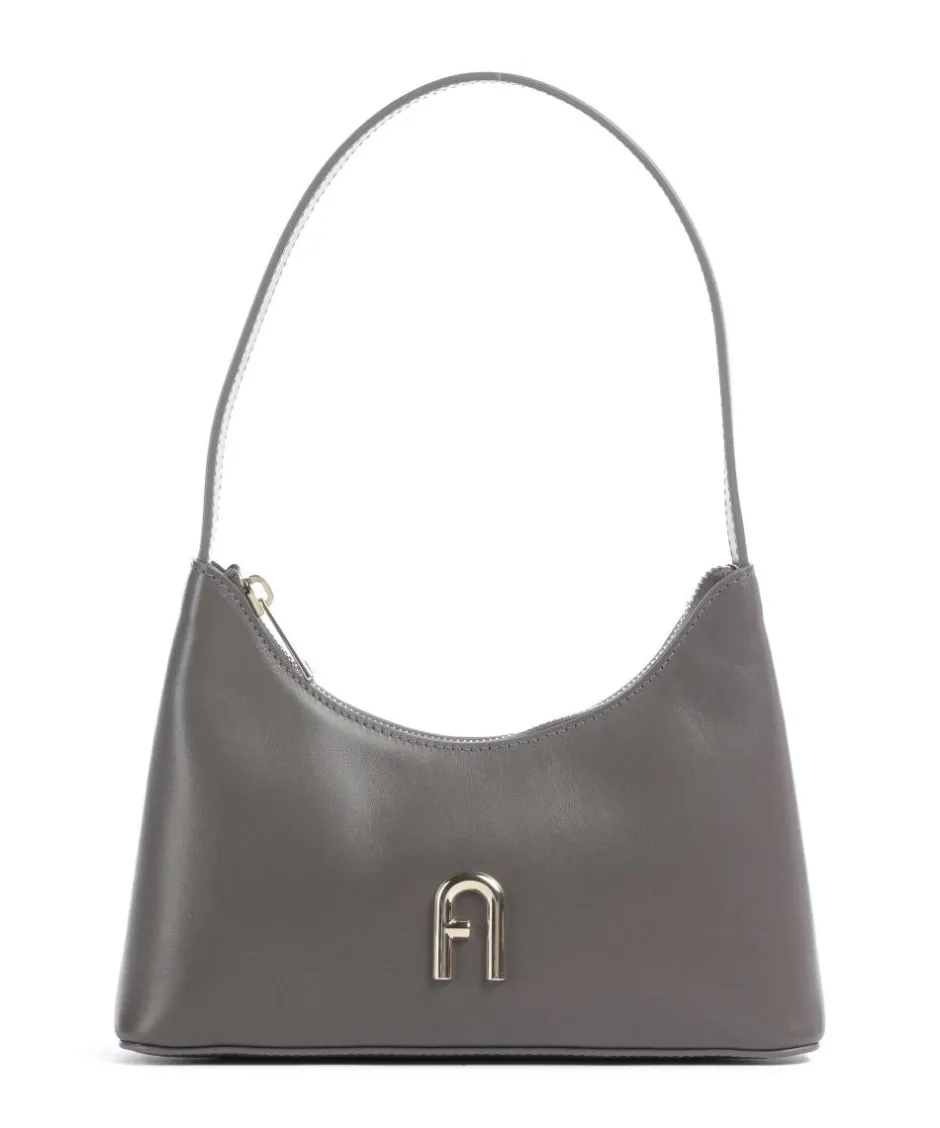 Furla Shoulder Bags-Diamante Mini Shoulder bag fine grain leather