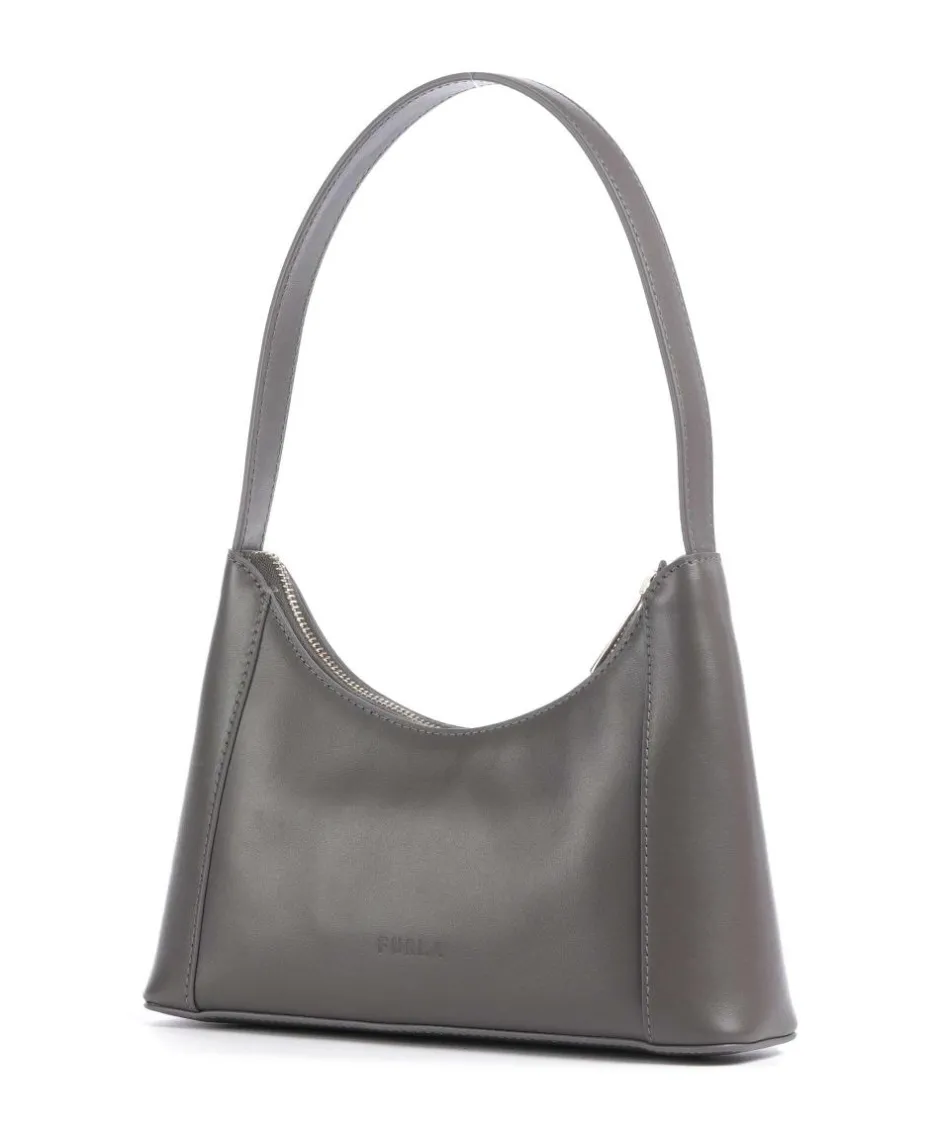 Furla Shoulder Bags-Diamante Mini Shoulder bag fine grain leather