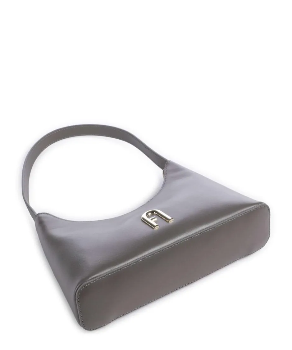 Furla Shoulder Bags-Diamante Mini Shoulder bag fine grain leather
