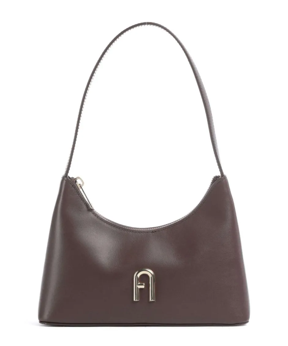 Furla Shoulder Bags-Diamante Mini Shoulder bag fine grain leather