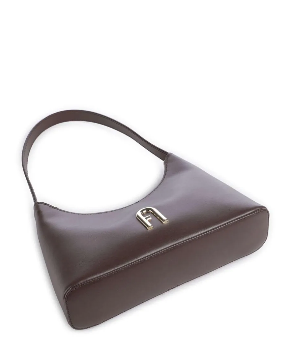Furla Shoulder Bags-Diamante Mini Shoulder bag fine grain leather