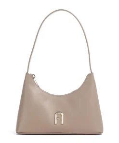 Furla Shoulder Bags-Diamante Mini Shoulder bag fine grain leather