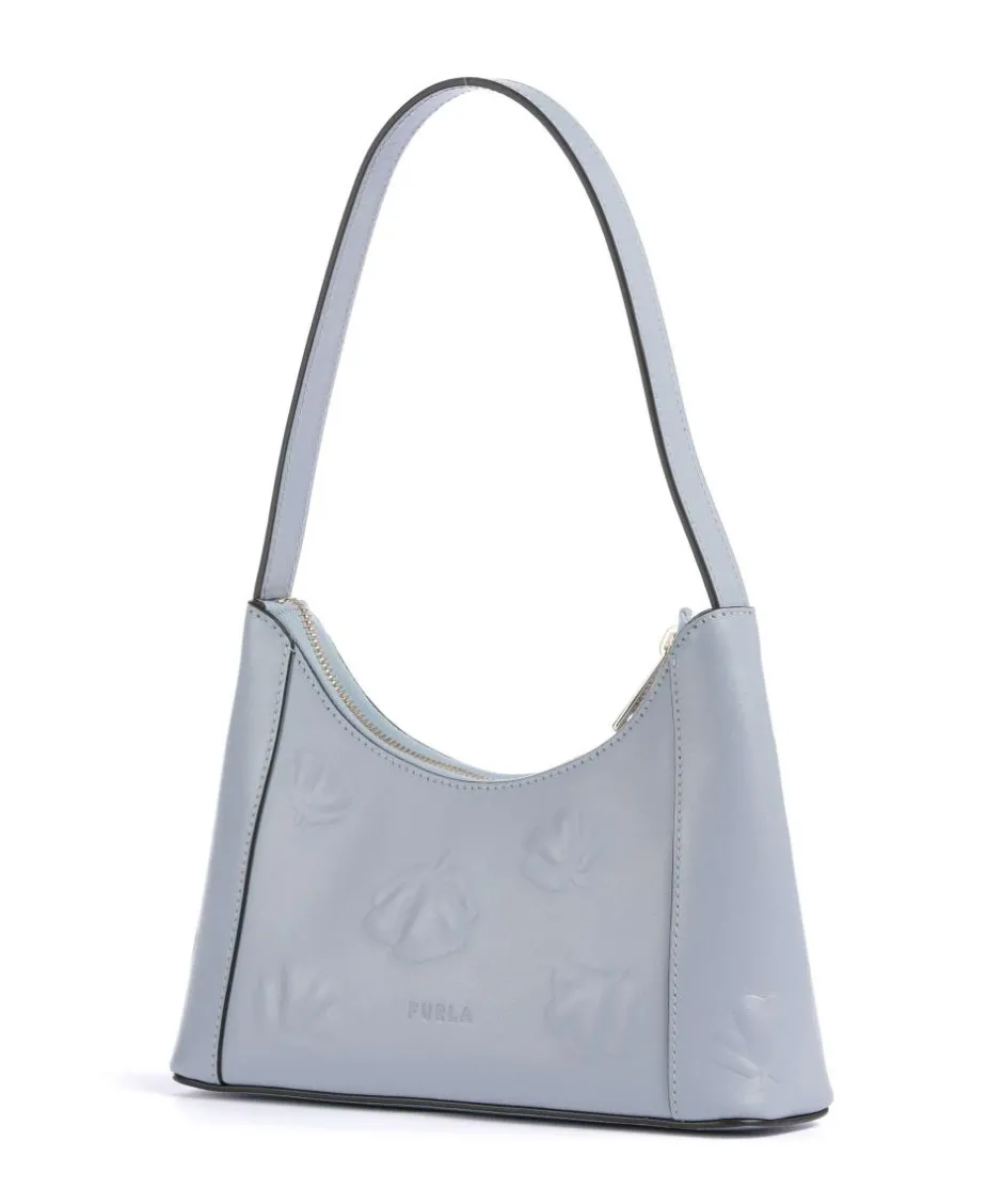 Furla Shoulder Bags-Diamante Mini Shoulder bag fine grain leather