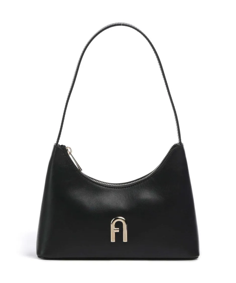 Furla Shoulder Bags-Diamante Mini Shoulder bag fine grain leather