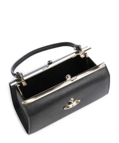 Vivienne Westwood Handbags|Crossbody Bags-Doll Frame Saffiano XL Handbag imitation leather