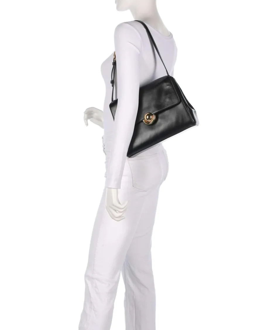 Furla Shoulder Bags-Domus S Shoulder bag fine grain leather