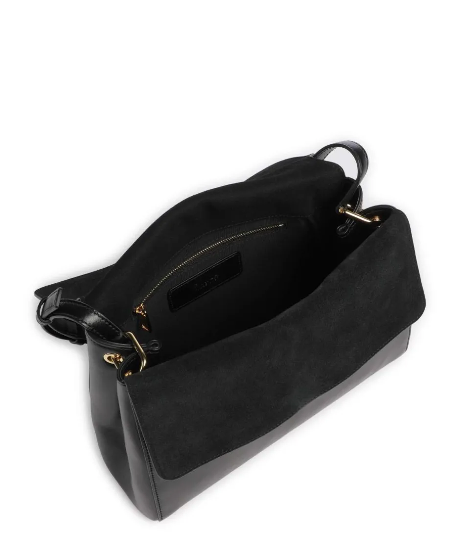 Furla Shoulder Bags-Domus S Shoulder bag fine grain leather