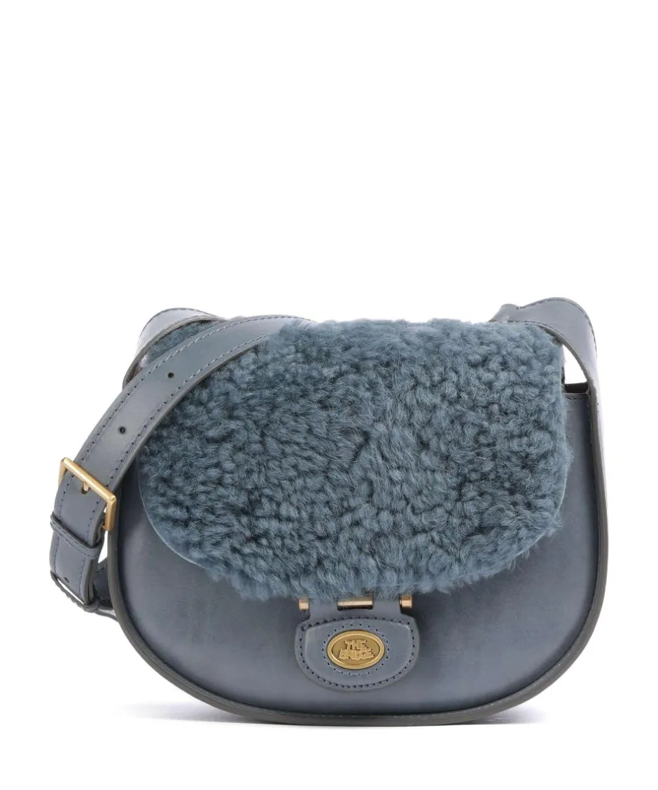 The Bridge Crossbody Bags-Dora Wow Crossbody bag fine grain leather, faux fur