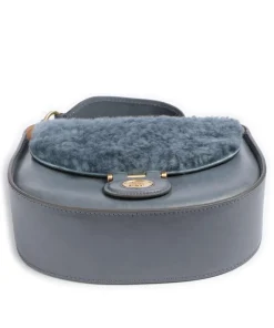 The Bridge Crossbody Bags-Dora Wow Crossbody bag fine grain leather, faux fur