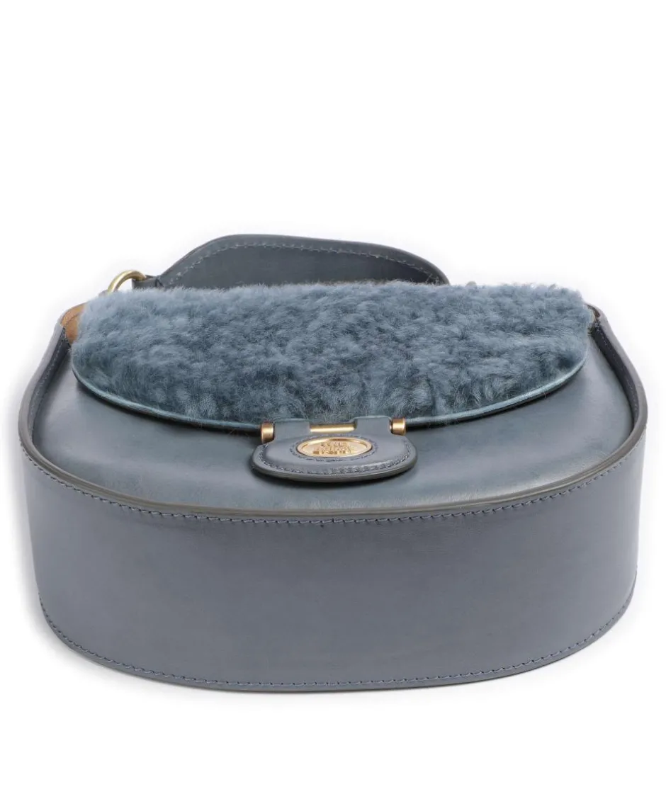 The Bridge Crossbody Bags-Dora Wow Crossbody bag fine grain leather, faux fur