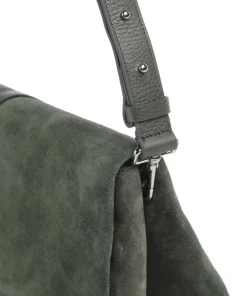 Coccinelle Shoulder Bags-Dorian Shoulder bag brushed cow leather