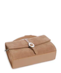 Coccinelle Crossbody Bags-Dorian Suede Crossbody bag brushed cow leather