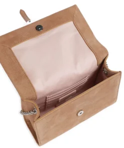 Coccinelle Crossbody Bags-Dorian Suede Crossbody bag brushed cow leather