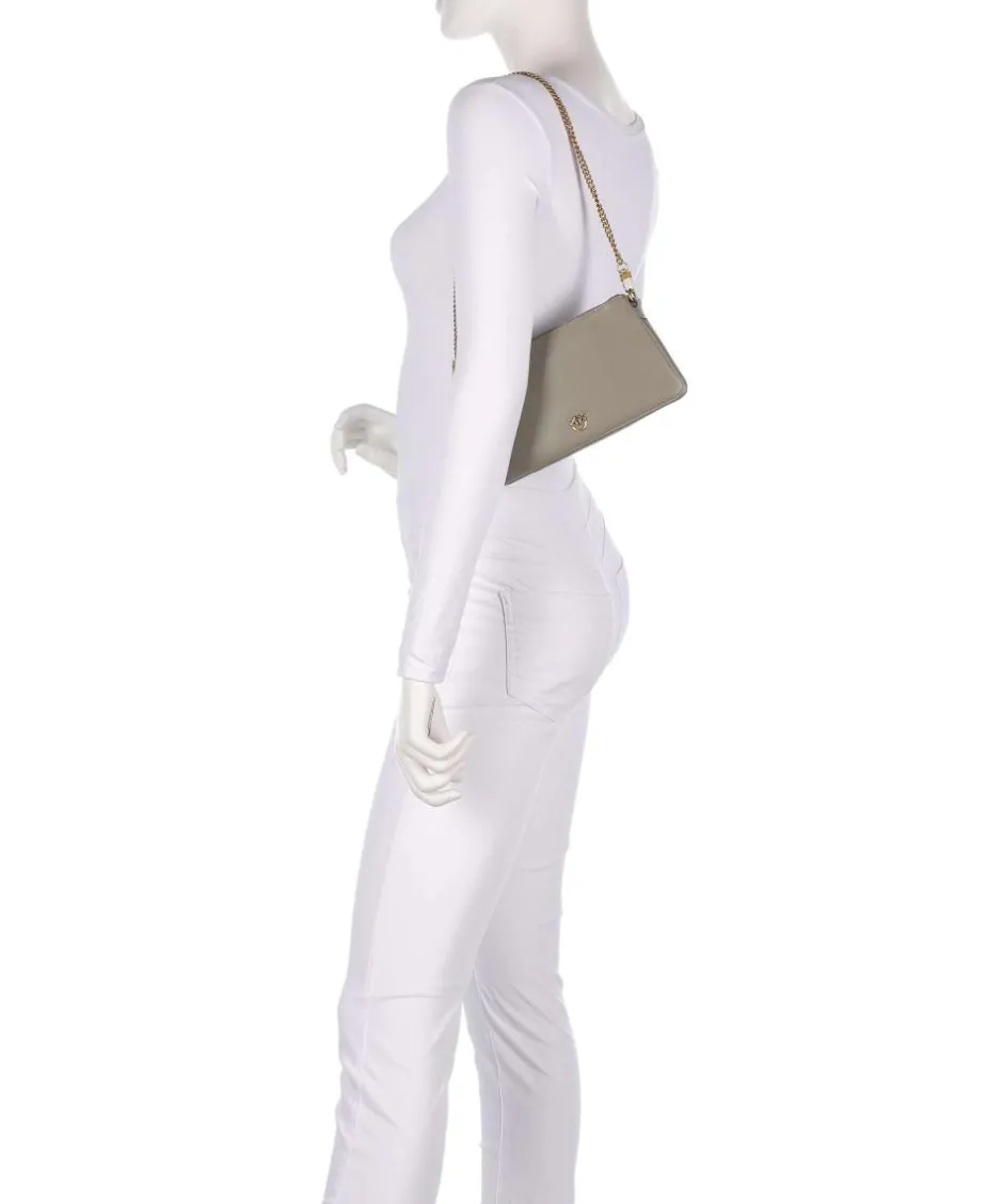 Pinko Shoulder Bags|Crossbody Bags-Double Mini Shoulder bag softly grained calfskin