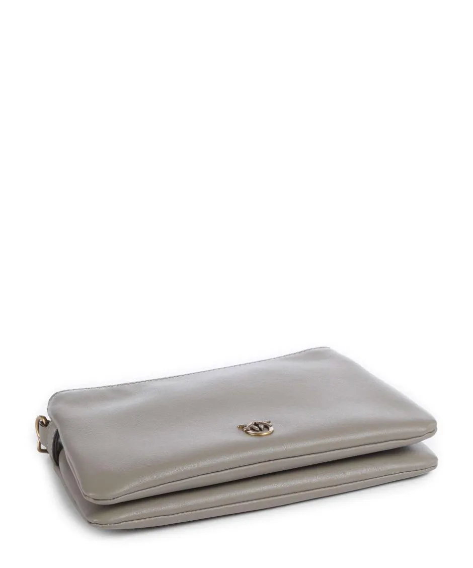 Pinko Shoulder Bags|Crossbody Bags-Double Mini Shoulder bag softly grained calfskin
